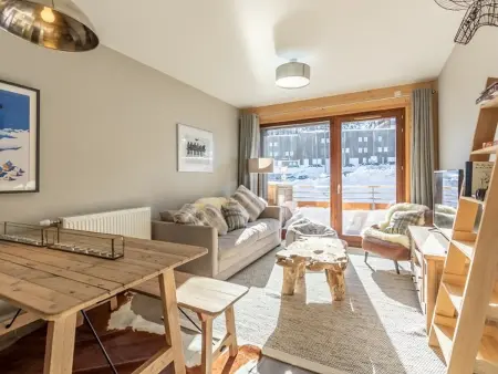Location appartement à La Plagne Tarentaise, Charmant T3 avec balcon, proche pistes, parking inclus