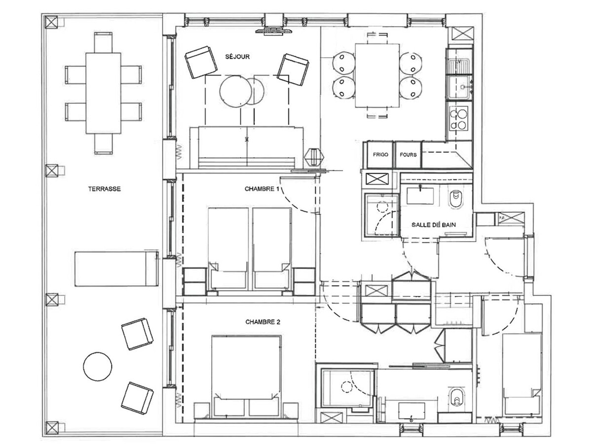 Appartement neuf 6 pers, terrasse vue Mont-Blanc, SPA - Photo 34