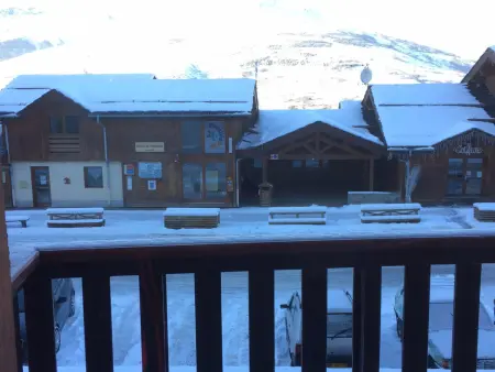 Studio rénové avec balcon au centre des Coches, La Plagne : photo 7