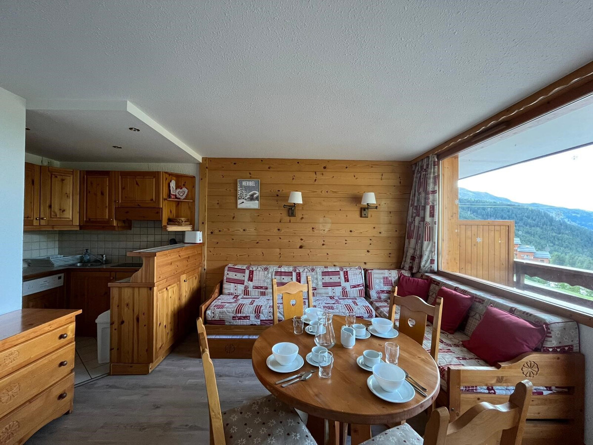 Apt 2 pièces ski aux pieds, balcon vallée à Méribel - Photo 1