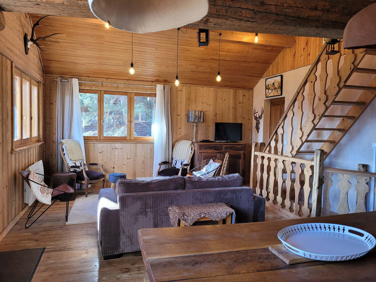 Chalet 10 pers. Pra-Loup, terrasse sud-est, 4 chambres - Photo 5