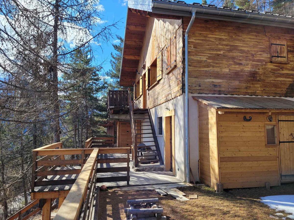 Chalet 10 pers. Pra-Loup, terrasse sud-est, 4 chambres - Photo 6