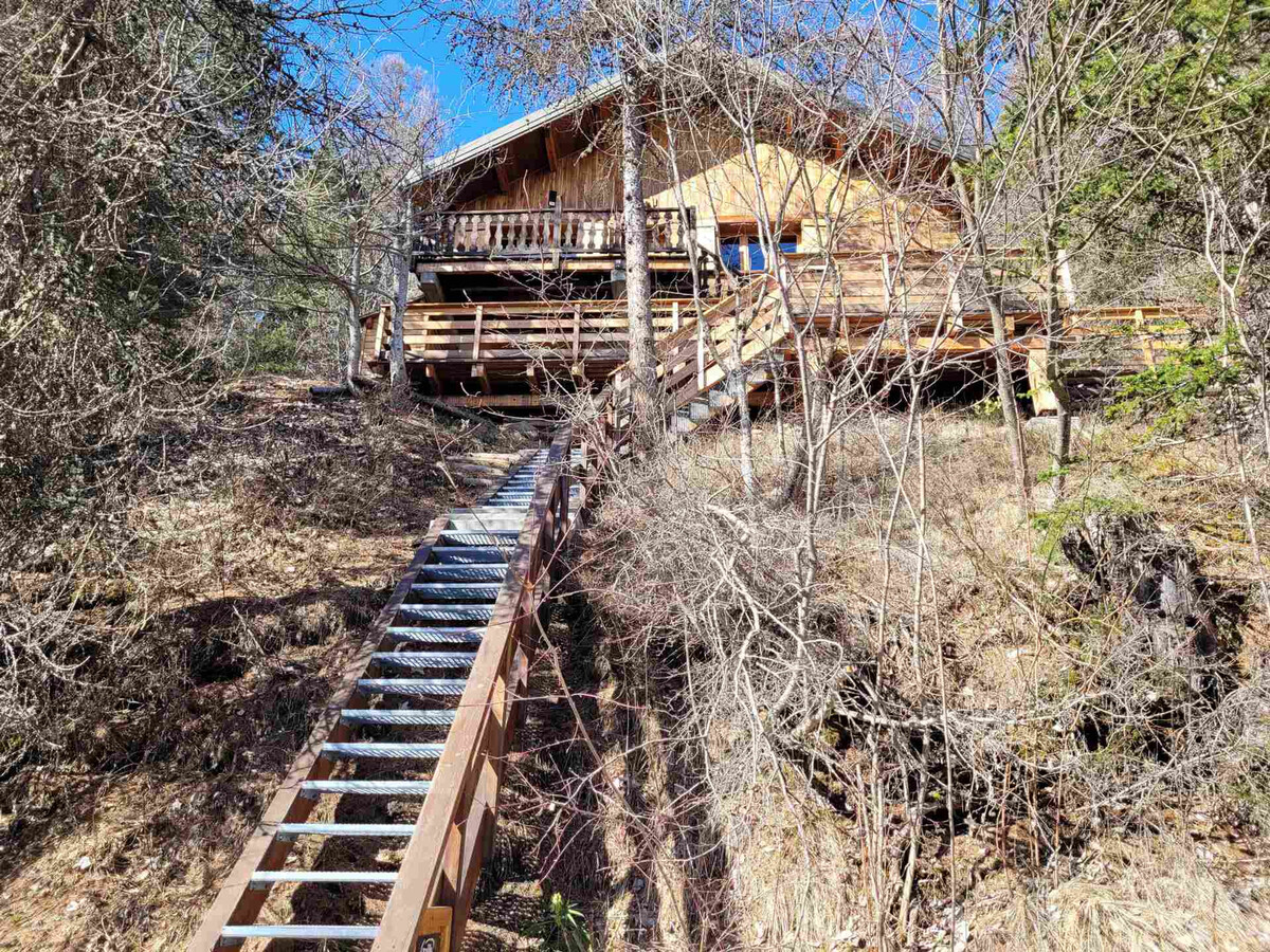 Chalet 10 pers. Pra-Loup, terrasse sud-est, 4 chambres - Photo 12