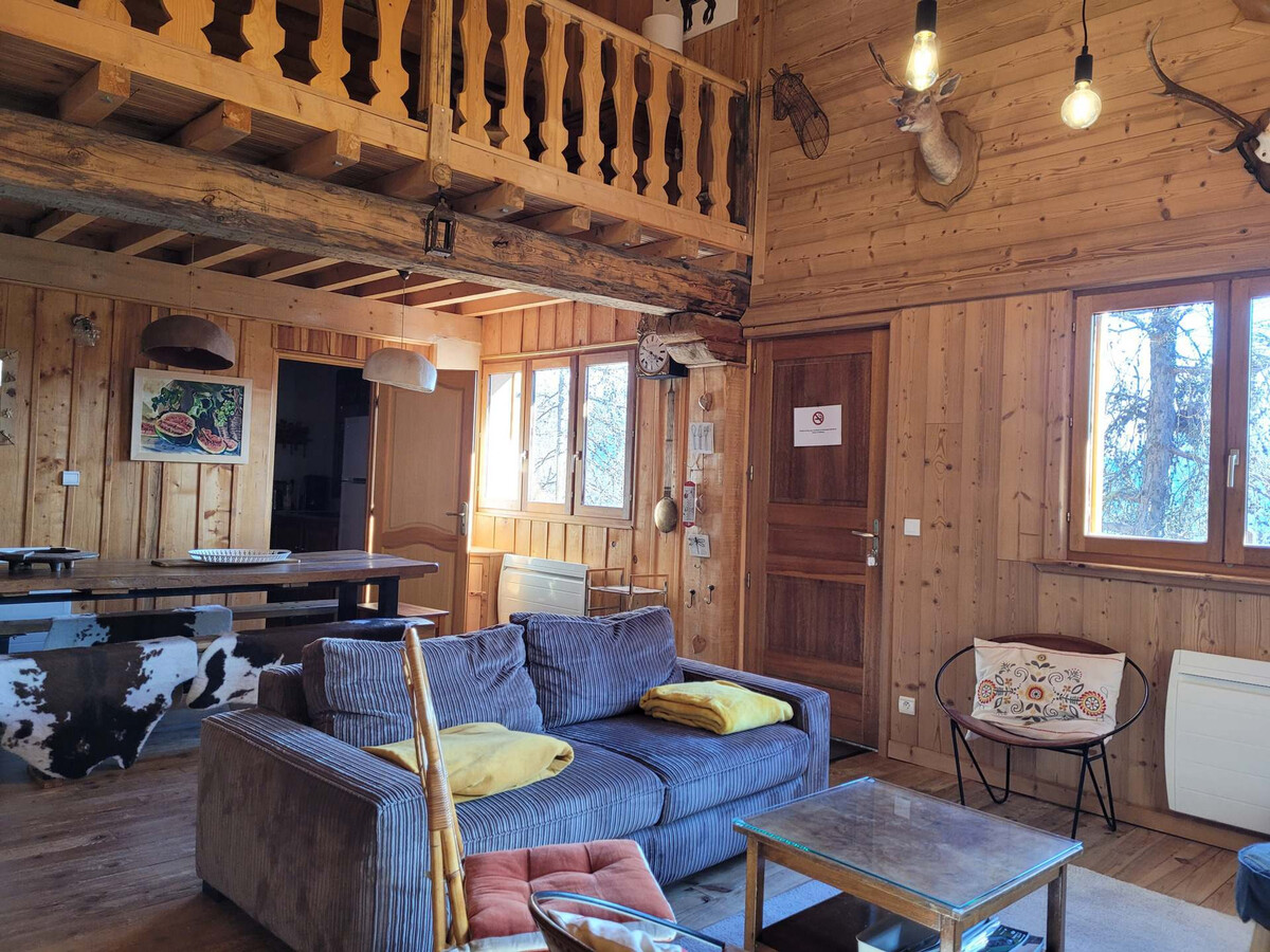 Chalet 10 pers. Pra-Loup, terrasse sud-est, 4 chambres - Photo 13