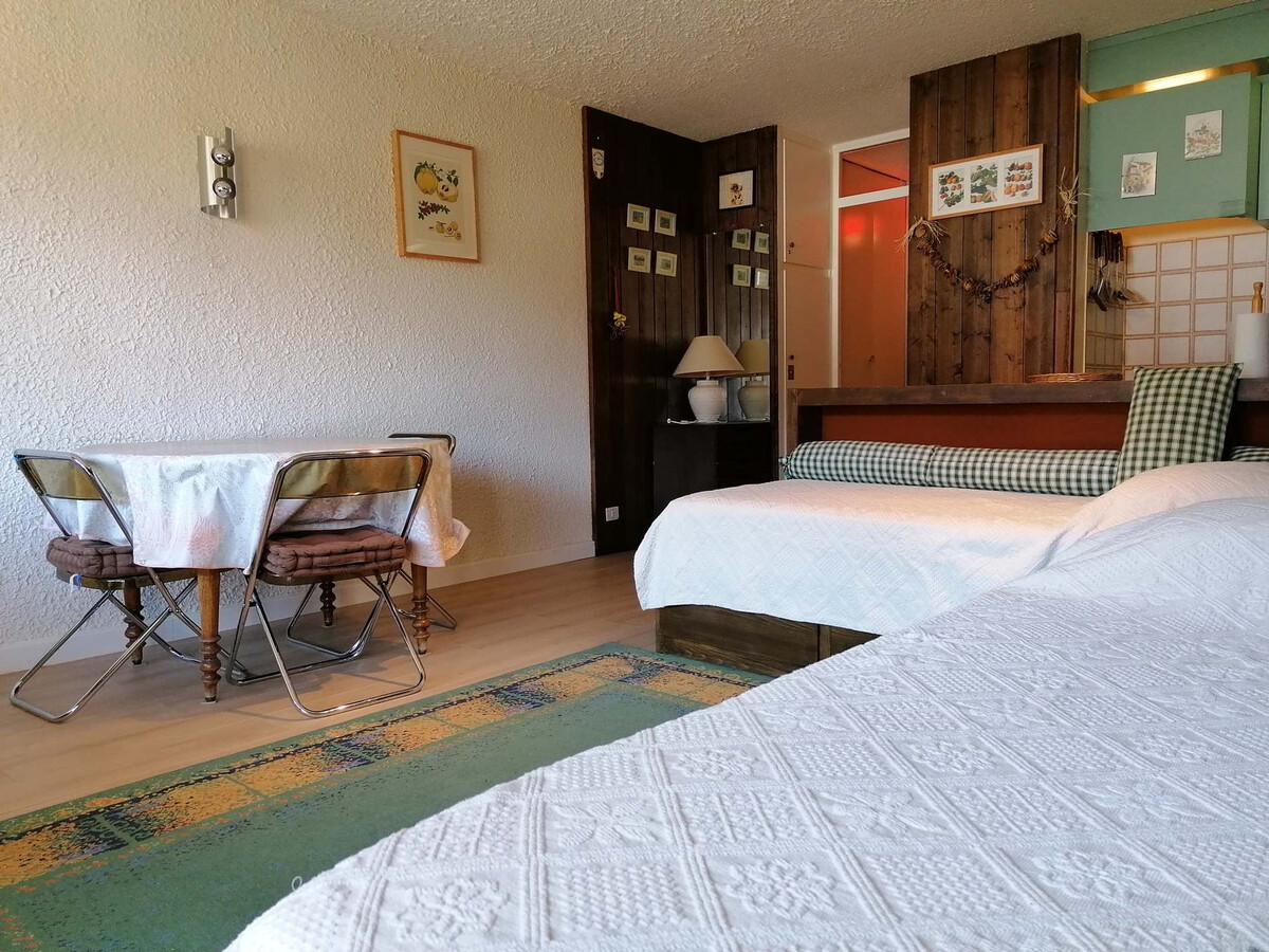 Studio 4 pers balcon sud, vue pistes à Pra-Loup - Photo 8