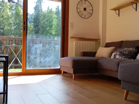 Location appartement à Pra Loup, Appartement Sud 6 personnes avec terrasse et vue pistes