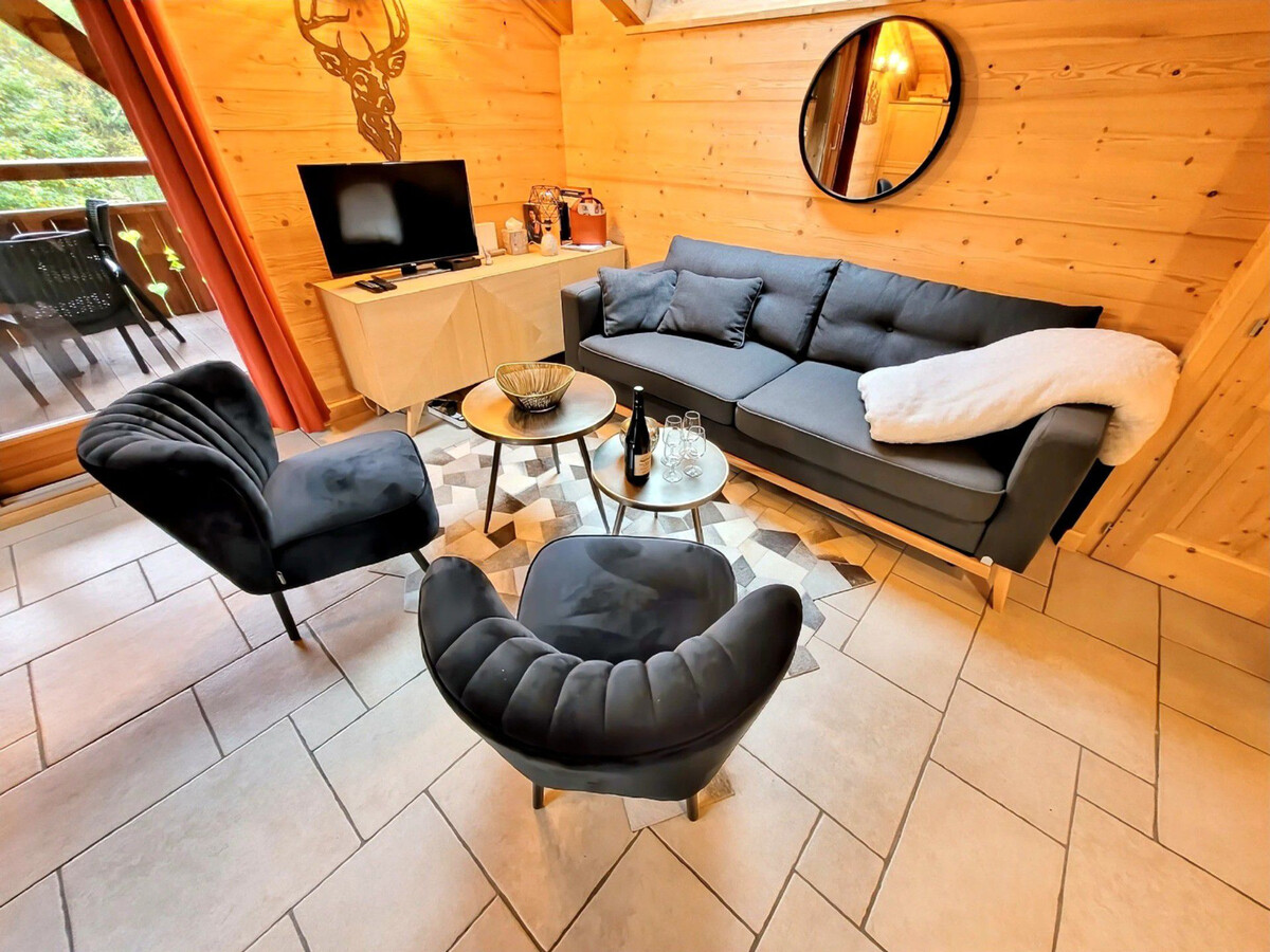 Appartement lumineux avec terrasse, centre des Gets - Photo 1