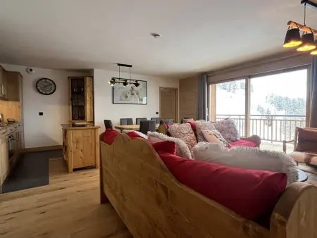 Appartement 84m² 6 pers, vue Mont-Blanc, Plagne Centre : photo 2