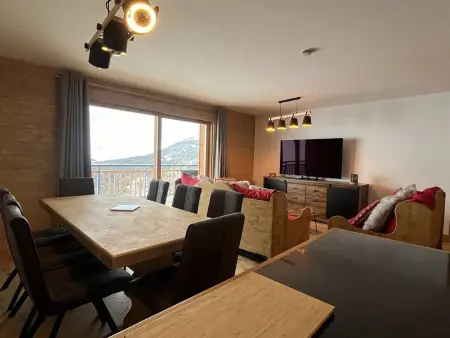Appartement 84m² 6 pers, vue Mont-Blanc, Plagne Centre : photo 3