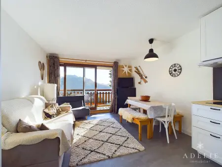 Location appartement à Montvalezan La Rosière, Studio rénové au cœur de La Rosière, proche pistes et commerces