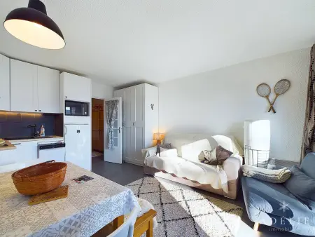 Studio 27 m² rénové, 350 m des pistes à La Rosière : photo 3