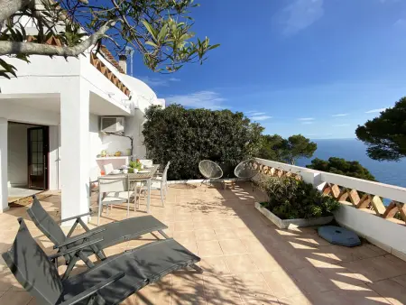 Location maison à Begur, Maison mitoyenne ensoleillée avec piscine à Begur, proche Sa Tuna