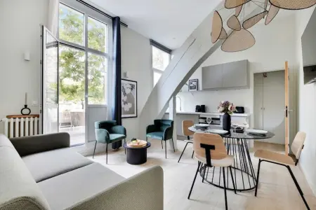 Location appartement à Paris, Appartement avec Terrasse  - 1BR/4P -  Tour Eiffel