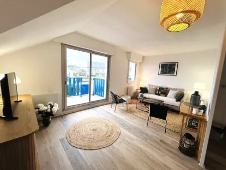 Appartement rénové à 50m de la plage, 4 pers, parking privé : photo 2