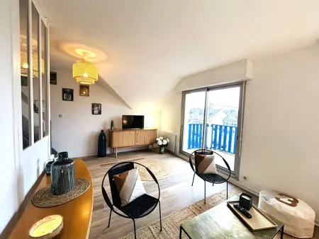 Appartement rénové à 50m de la plage, 4 pers, parking privé : photo 4