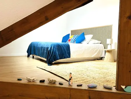 Appartement rénové à 50m de la plage, 4 pers, parking privé : photo 13