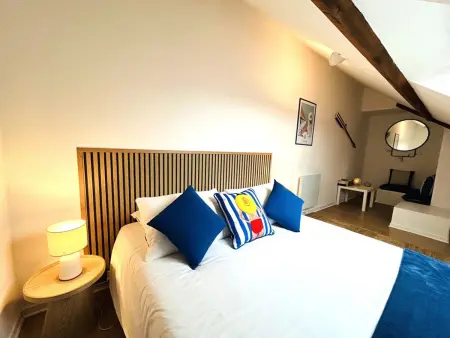 Appartement rénové à 50m de la plage, 4 pers, parking privé : photo 15