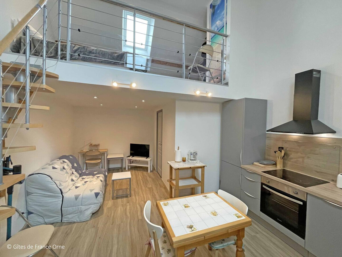 Studio duplex rénové avec mezzanine, Suisse Normande - Photo 11