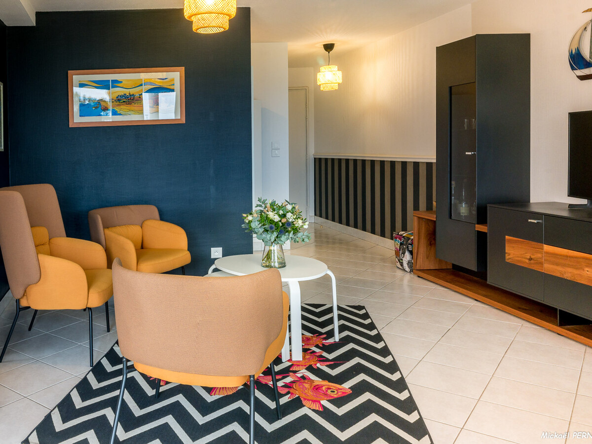 T3 vue mer avec terrasse et parking à Larmor-Plage - Photo 4