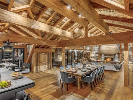Location chalet à Champagny en Vanoise, Chalet de luxe 5 étoiles, 12 pers, sauna privé à Champagny-en-Vanoise