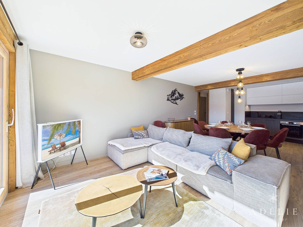 Appartement T4 neuf, 8-10 pers, balcon sud, 450 m des pistes - Photo 2