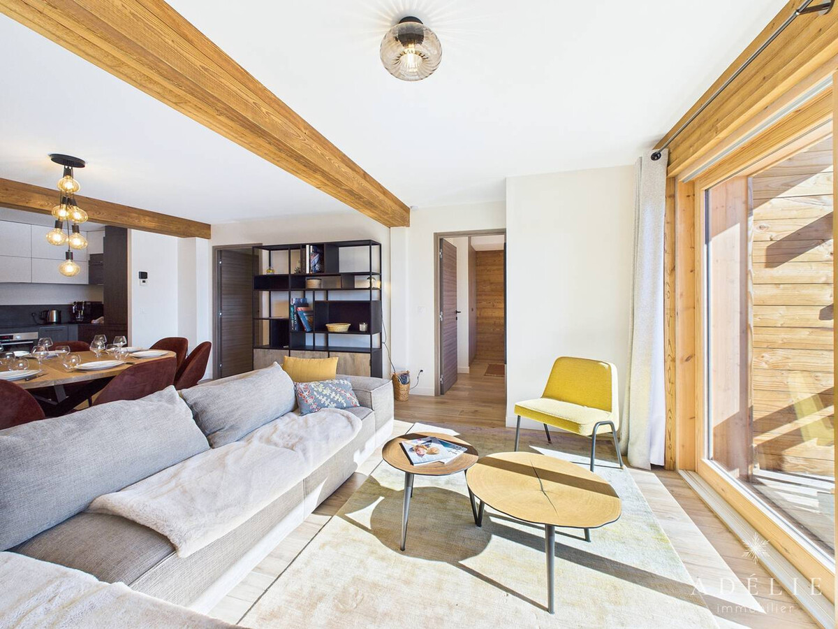 Appartement T4 neuf, 8-10 pers, balcon sud, 450 m des pistes - Photo 3