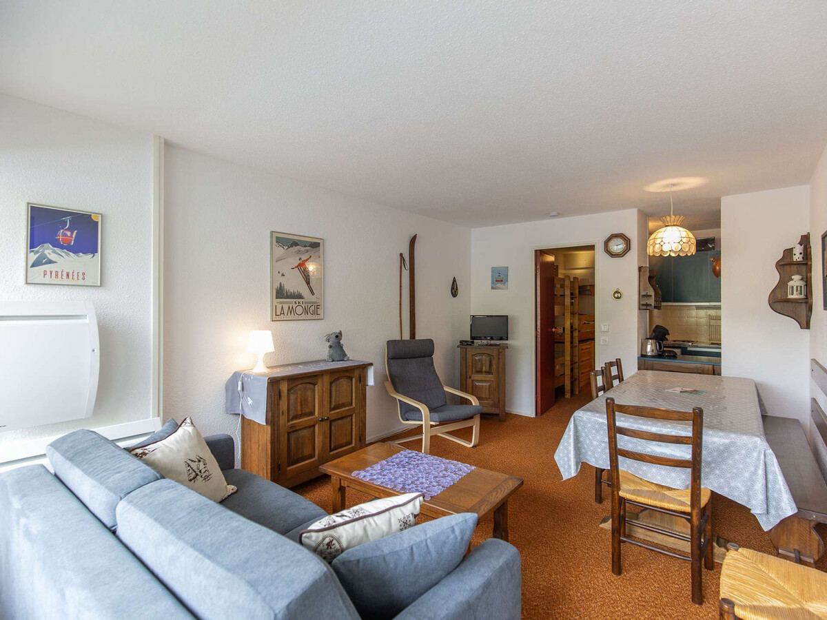Studio 5 pers avec terrasse à La Mongie, 80 m des pistes - Photo 1
