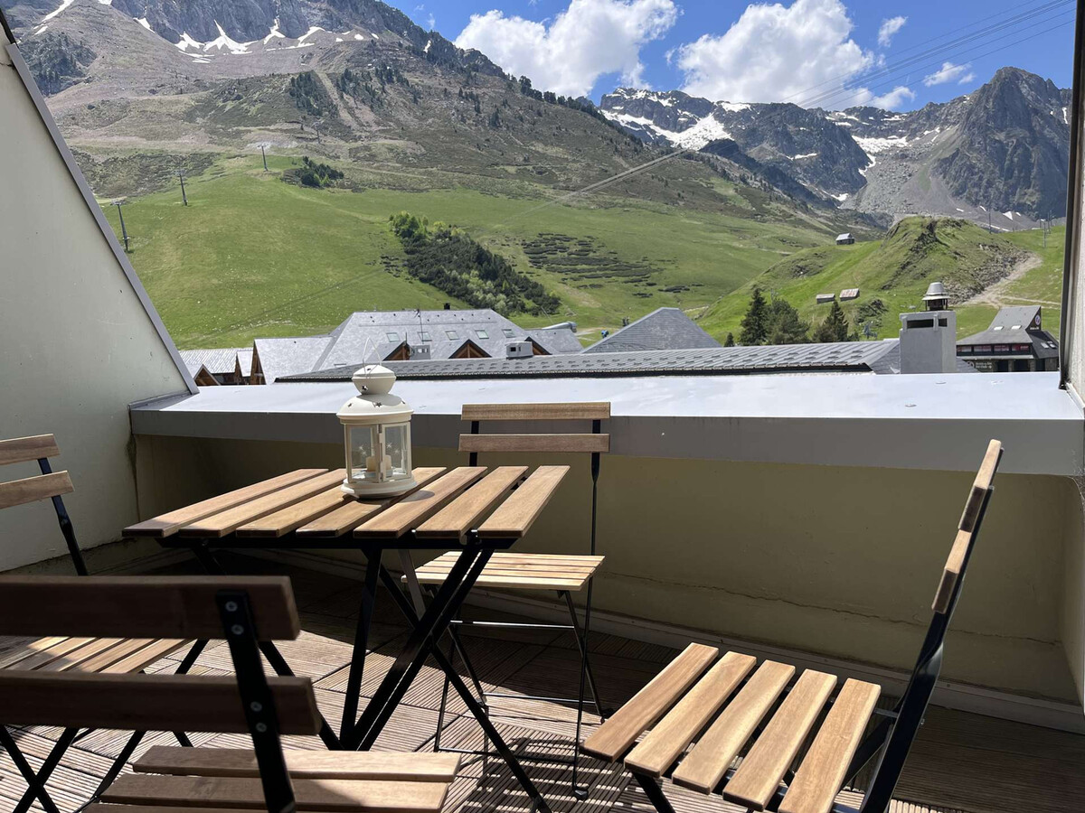 Studio 5 pers avec terrasse à La Mongie, 80 m des pistes - Photo 14