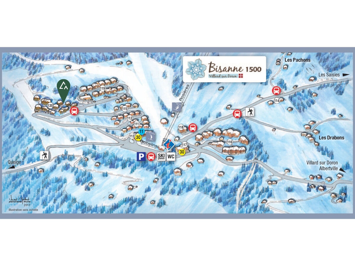 Duplex 6 pers. Les Saisies, vue Mont-Blanc - Photo 14