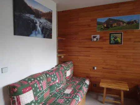 Location appartement à Plagne Bellecôte, Studio fonctionnel 4 pers - Proche pistes et commerces - Animaux admis - Parking inclus