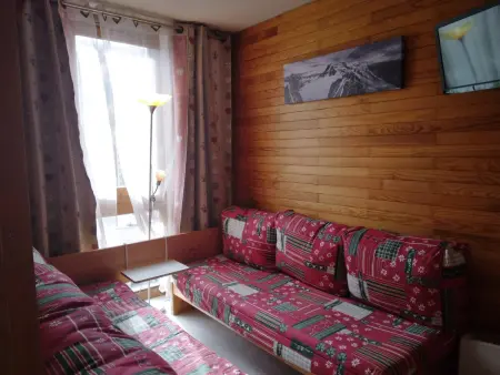 Studio 4 pers avec balcon vue pistes à Plagne Bellecôte : photo 3