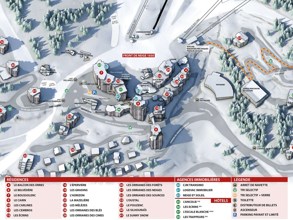 Studio 4 pers. skis aux pieds aux Orres, balcon Sud-Ouest - Photo 9