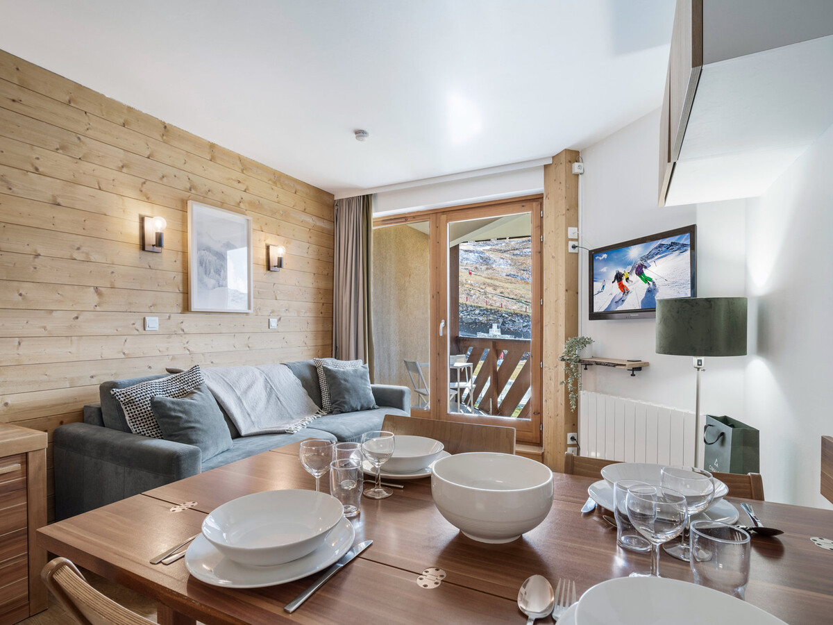 Appartement 4 pers à Val Thorens, vue pistes et casier à ski - Photo 2
