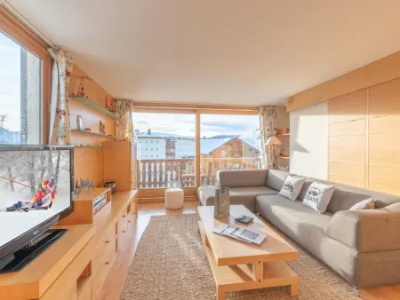 Location appartement à Huez, Appartement spacieux à Huez avec parking pour 6 personnes