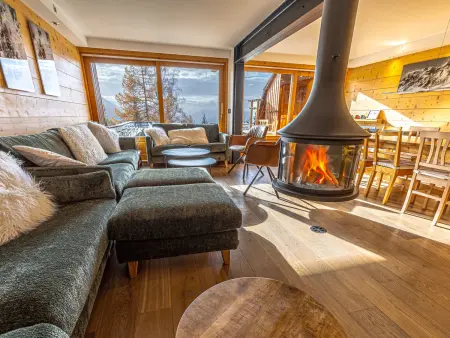 Location chalet à Les Arcs 1600, Chalet spacieux pour 14 avec sauna et cheminée aux Arcs 1600
