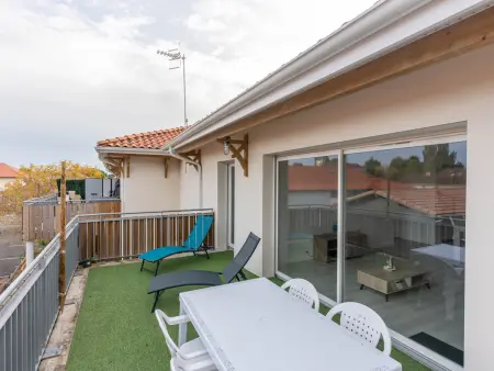 Appartement neuf 4 pers. centre Mimizan, balcon 20 m² : photo 9