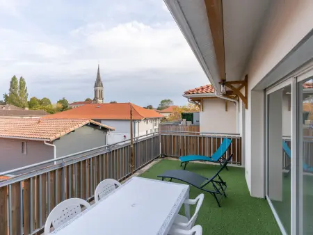 Appartement neuf 4 pers. centre Mimizan, balcon 20 m² : photo 10