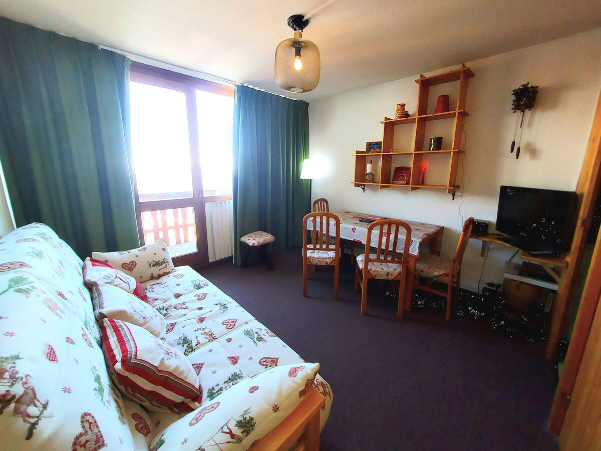 Appartement 20m² La Plagne, balcon vue vallée, 100m pistes - Photo 1