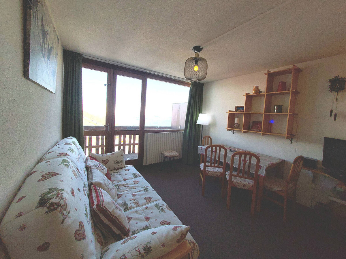 Appartement 20m² La Plagne, balcon vue vallée, 100m pistes - Photo 5
