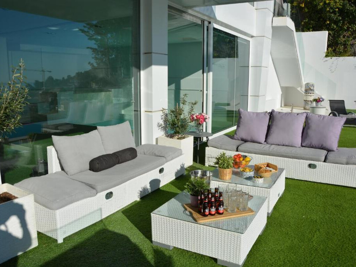 Villa Bianca à Sitges : 2 piscines, vue mer, 4 étages - Photo 4