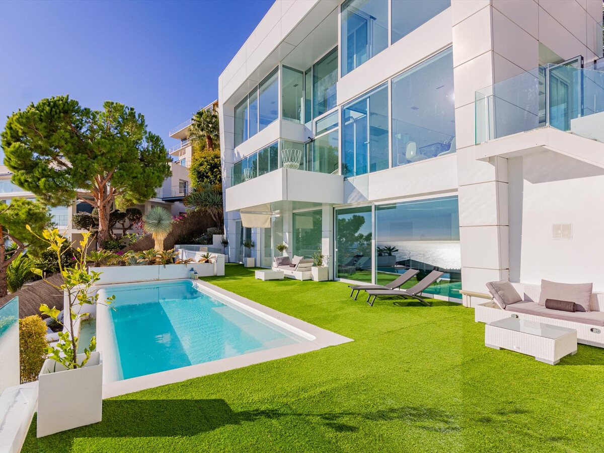 Villa Bianca à Sitges : 2 piscines, vue mer, 4 étages - Photo 8