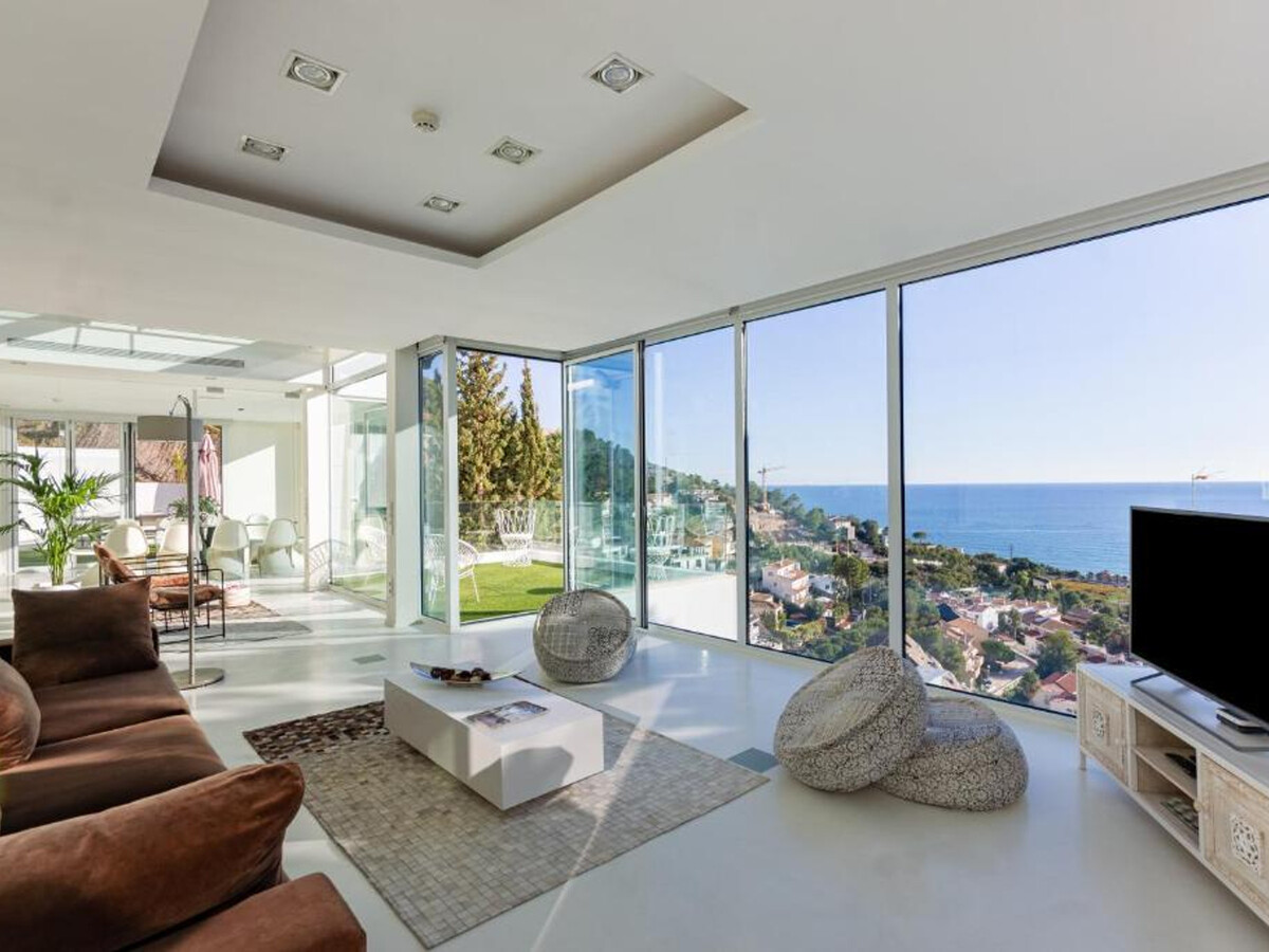 Villa Bianca à Sitges : 2 piscines, vue mer, 4 étages - Photo 19