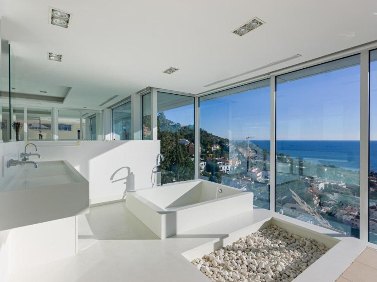 Villa Bianca à Sitges : 2 piscines, vue mer, 4 étages - Photo 31