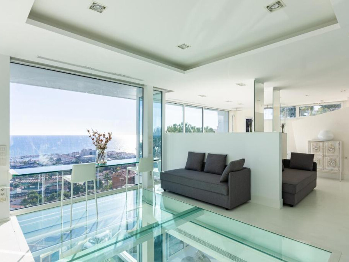 Villa Bianca à Sitges : 2 piscines, vue mer, 4 étages - Photo 32