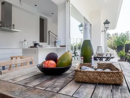 Villa Bohème avec piscine débordement à Sitges : photo 22