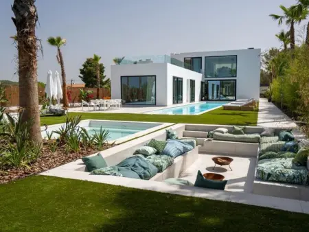 Villa 14 pers. Sitges : 3 niveaux, piscine 8×5m, vue mer : photo 3