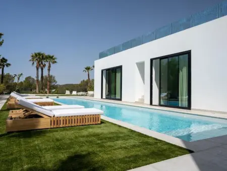 Villa 14 pers. Sitges : 3 niveaux, piscine 8×5m, vue mer : photo 7