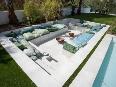 Villa 14 pers. Sitges : 3 niveaux, piscine 8×5m, vue mer : photo 12