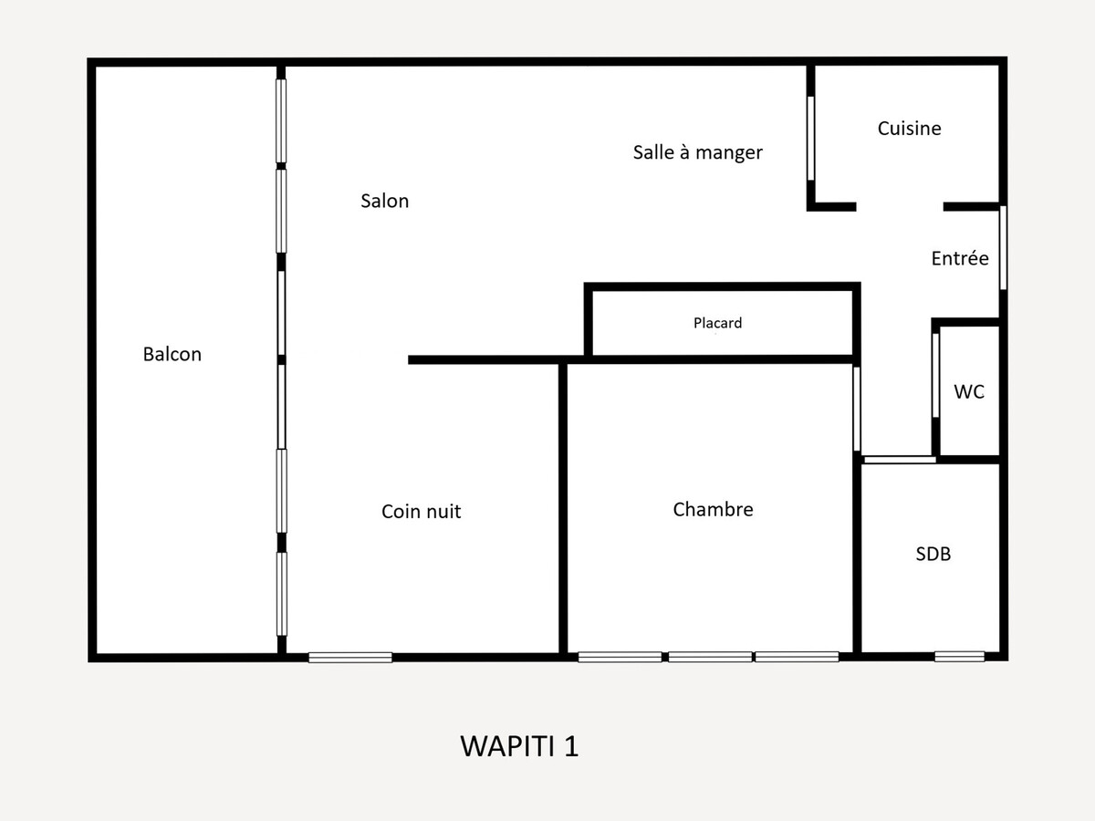 Wapiti 1, appartement 3* à 250 m des pistes - Photo 13
