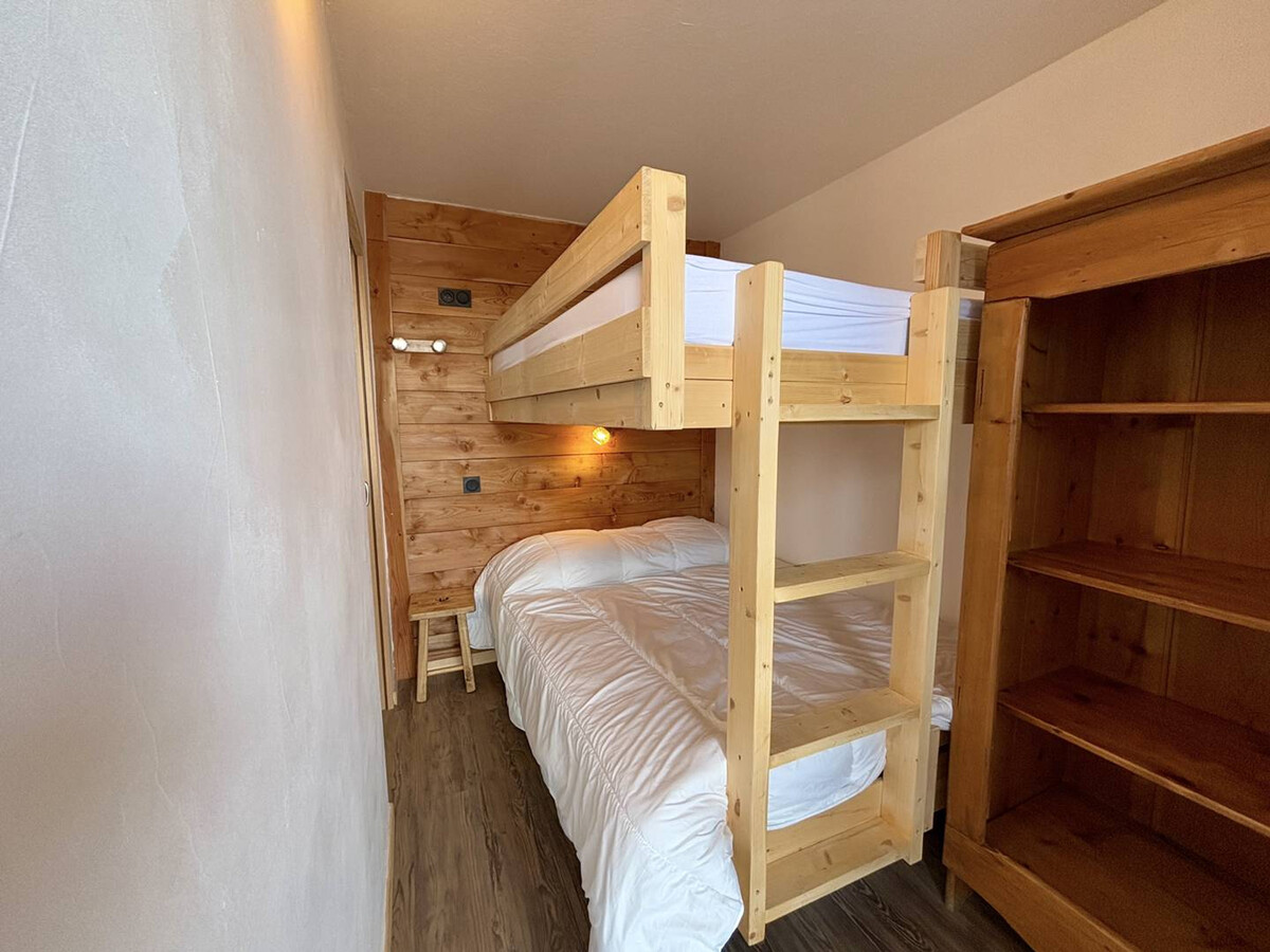 Appartement 4 pers, 2 ch, 200m des pistes, balcon montagne - Photo 4